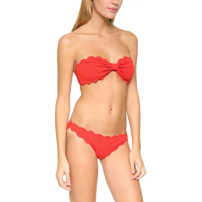 Marysia Swim Antibes Scallop Bikini Top and Bottom