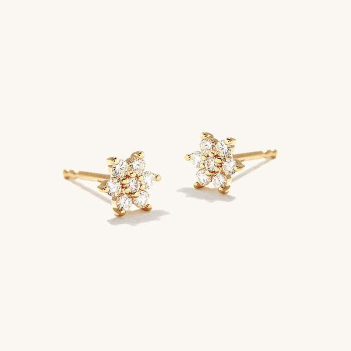 Mejuri Flower Studs