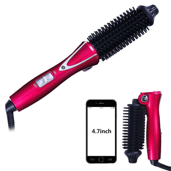 Menoqi Hair Curling Brush Travel Hair Curling Irons