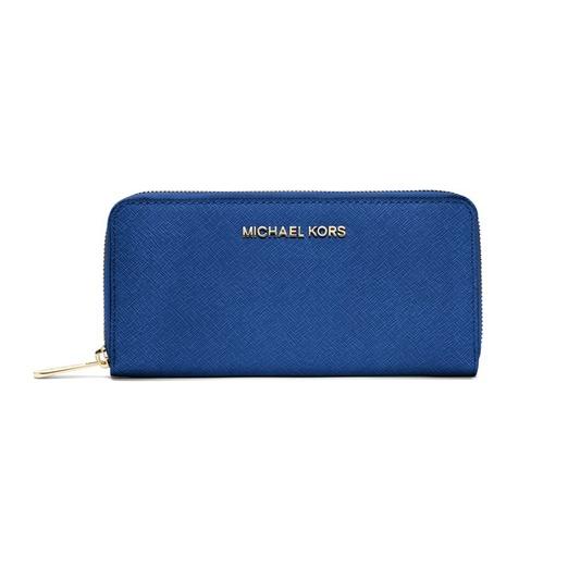 Michael Michael Kors Jet Set Saffiano Zip Around Wallet