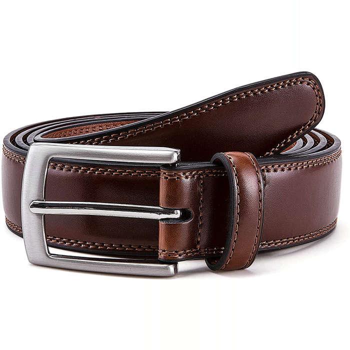 Milorde Store Genuine Leather Dress Belt