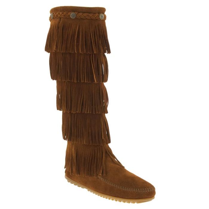 Minnetonka 5 Layer Fringe Boot