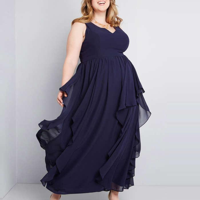 ModCloth As Ruffles Ripple Maxi Dress