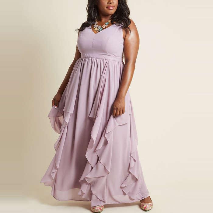 ModCloth As Ruffles Ripple Maxi Dress