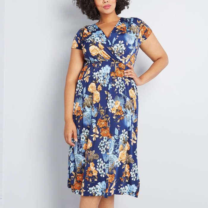 ModCloth Saturday State of Mind Knit Midi Dress