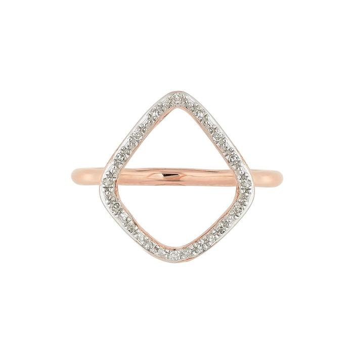 Monica Vinader Riva Diamond Hoop Ring