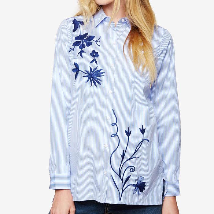 Motherhood Maternity Button-Front Blouse