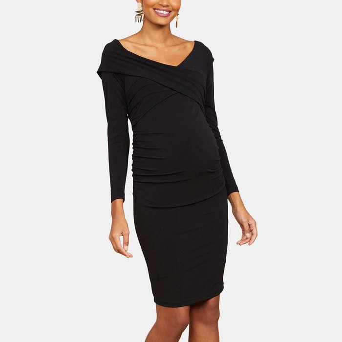 Motherhood Maternity Off-The-Shoulder Dress