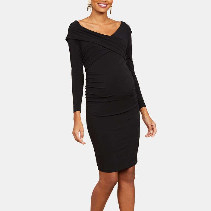 Motherhood Maternity Off-The-Shoulder Dress