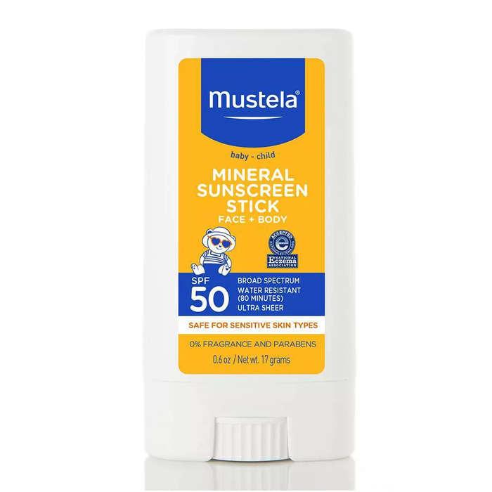 Mustela SPF 50 Mineral Sunscreen Stick