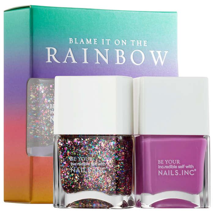 Nails Inc. Blame It On The Rainbow Nail Polish Duo