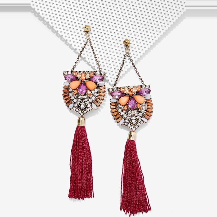 Nasty Gal Margaux Tassel Earrings