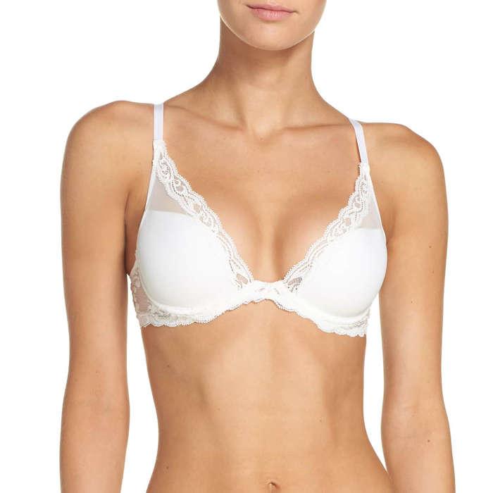 Natori Feathers Contour Plunge Bra