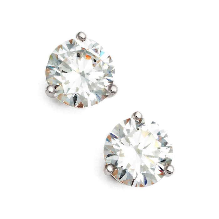 Nordstrom 2ct tw Cubic Zirconia Earrings