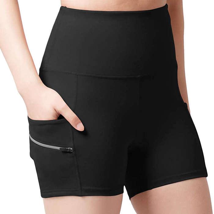 ODODOS High Waist Out Pocket Yoga Short