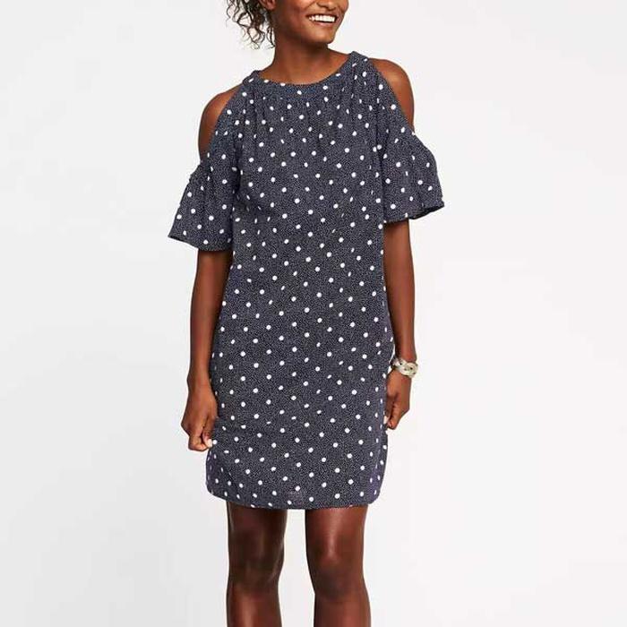 Old Navy Cold Shoulder Shift Dress