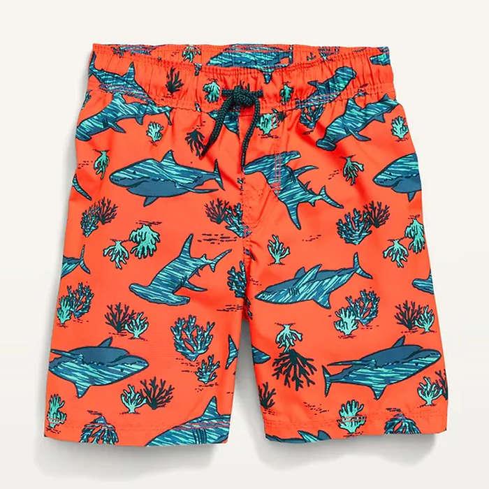 Old Navy Critter-Print Swim Trunks