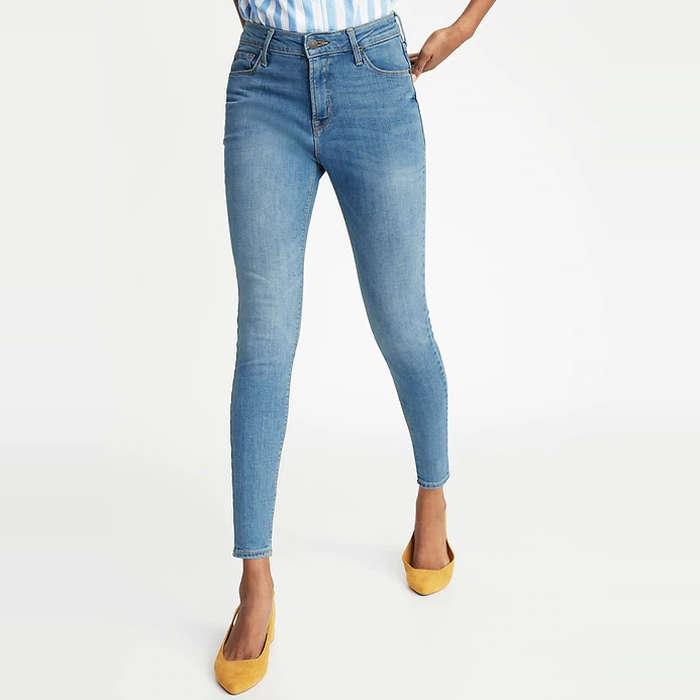 Old Navy High-Waisted Rockstar Super Skinny Ankle Jeans