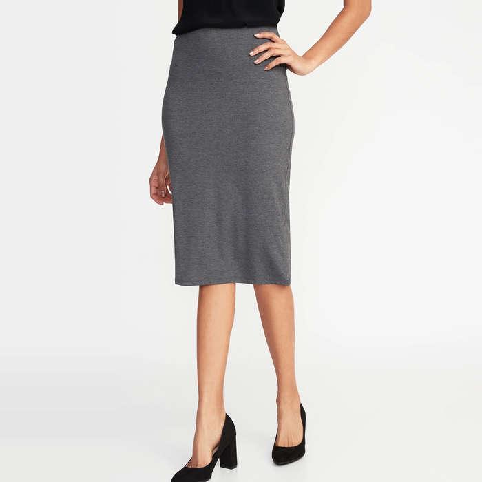 Old Navy Jersey-Knit Pencil Skirt