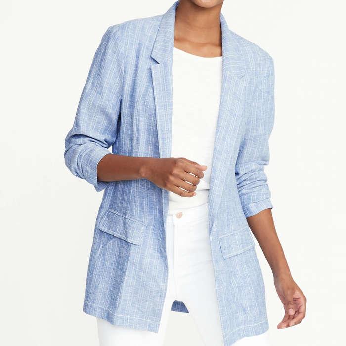 Old Navy Linen-Blend Blazer