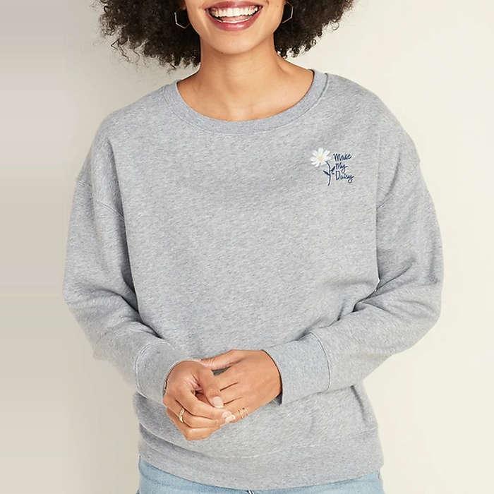 Old Navy Loose Crew-Neck Sweatshirt