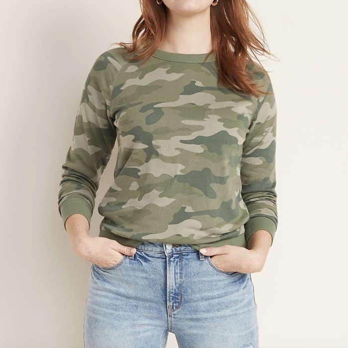 Old Navy Relaxed Vintage Crew-Neck Sweatshirt