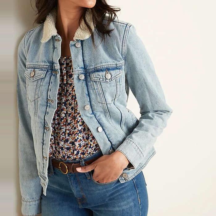 Old Navy Sherpa-Lined Jean Jacket