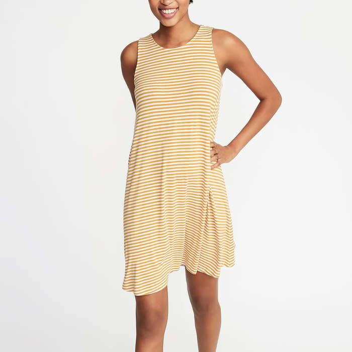 Old Navy Sleeveless Jersey Swing Dress