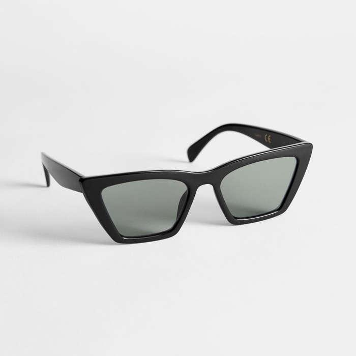 & Other Stories Angular Cat Eye Sunglasses