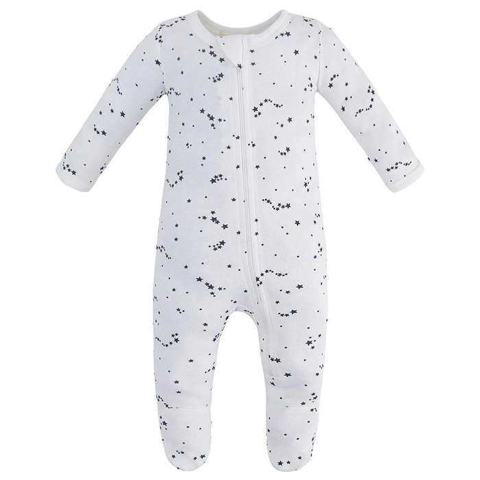 Owlivia Organic Cotton Baby Footed Sleeper