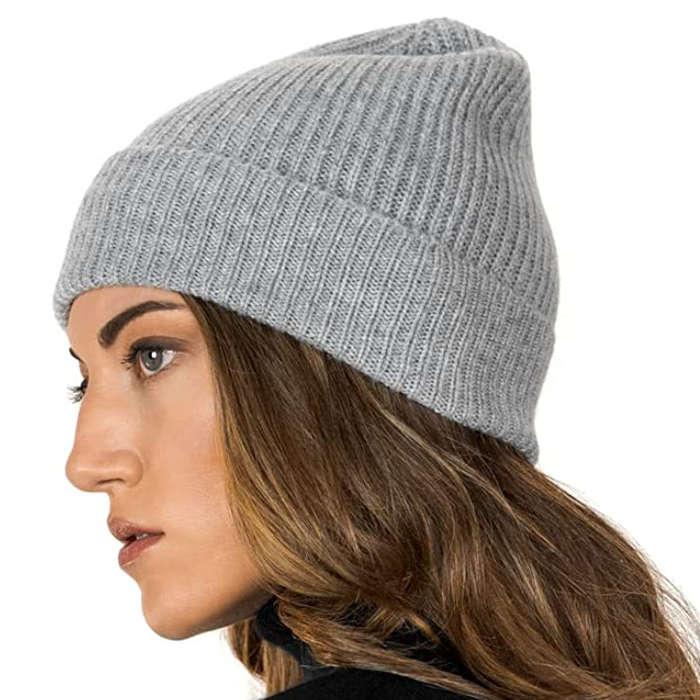 Oxfords Cashmere 100% Cashmere Beanie Hat