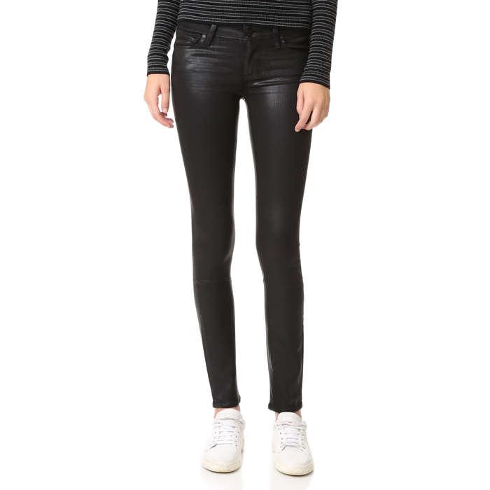 Paige Verdugo Ultra Skinny Jeans in Black Fog