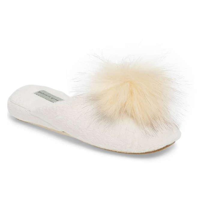 Patricia Green Pretty Pouf Faux Fur Slipper