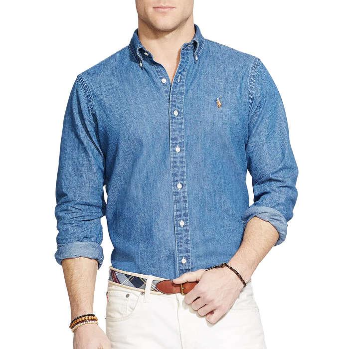 Polo Ralph Lauren Men's Classic-Fit Denim Shirt