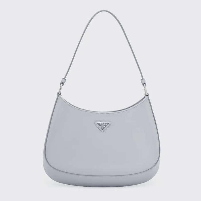 Prada Cleo Brushed Leather Hobo Bag