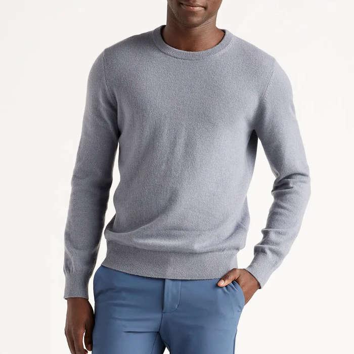 Quince Mongolian Cashmere Crewneck Sweater