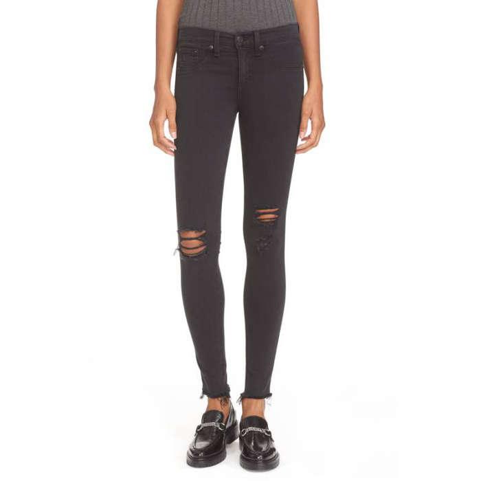 Rag & Bone/Jean Ripped Denim Leggings