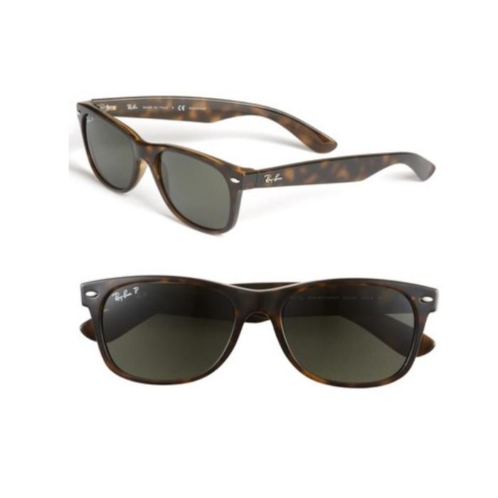 Ray Ban New Wayfarer 55mm Polarized Sunglasses