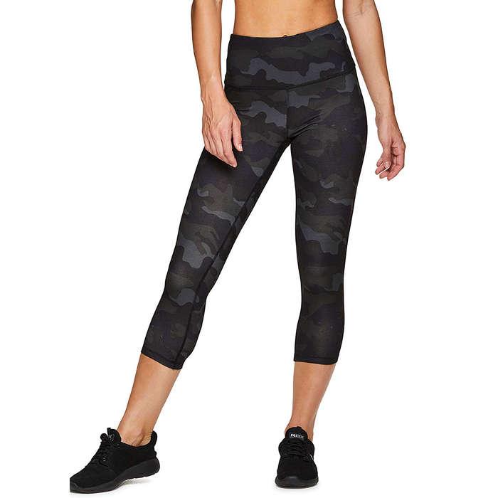 RBX Active Printed Capri Yoga Leggings