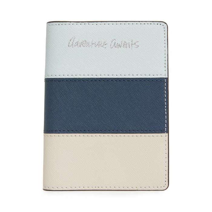 Rebecca Minkoff Adventure Awaits Leather Passport Case