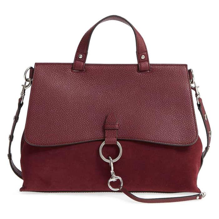 Rebecca Minkoff Medium Keith Suede & Leather Satchel