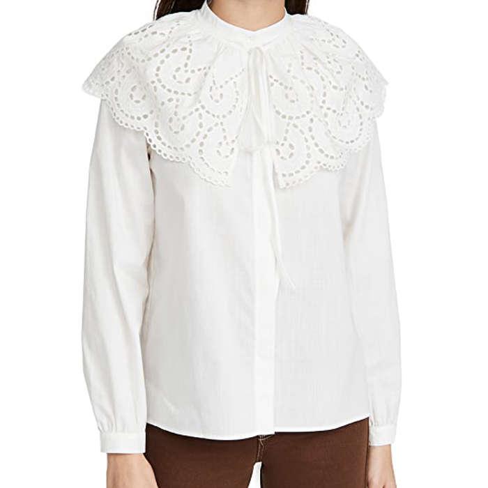 Rebecca Taylor Long Sleeve Valerie Blouse