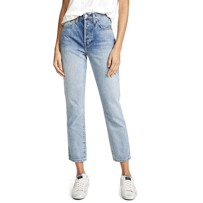 RE/DONE Double Needle Crop Jeans