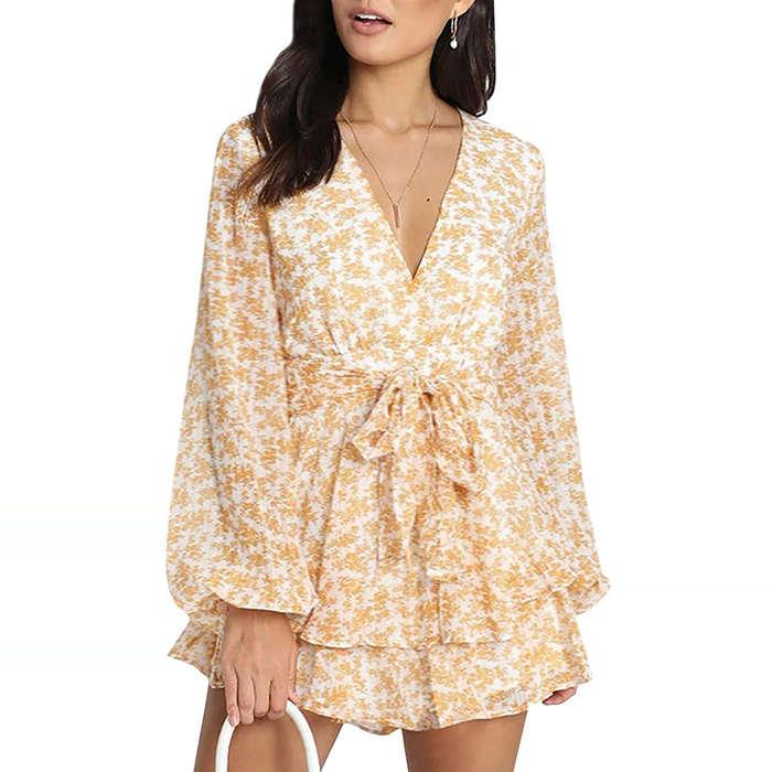 Relipop Ruffle Hem Romper