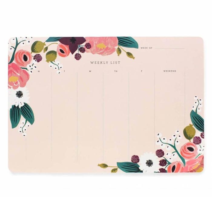 Rifle Paper Co. Pink Floral Deskpad