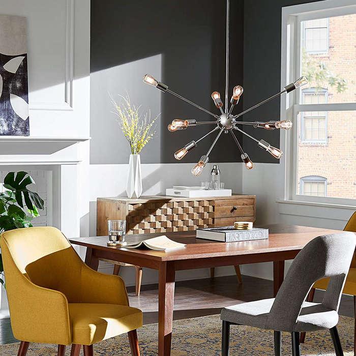 Rivet Mid-Century Modern Sputnik Chandelier