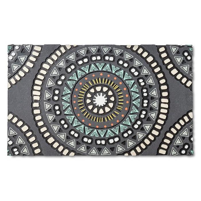 Room Essentials Medallion Rubber Doormat