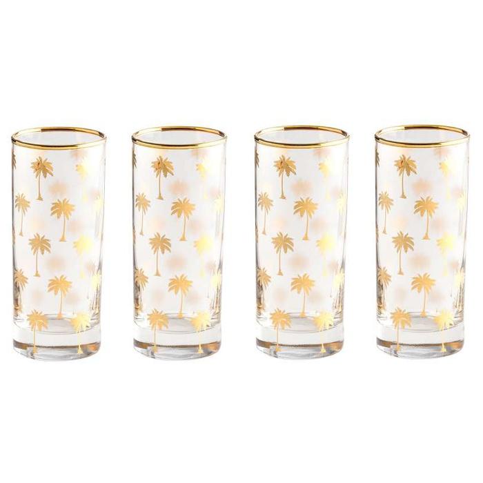 Rosanna Palm Tree Highball Glasses