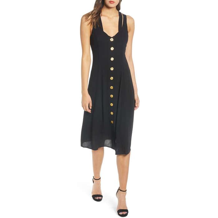 Row A Button Front Dress