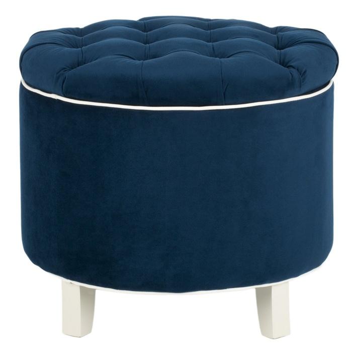 Safavieh Hudson Collection Amelia Tufted Storage Ottoman